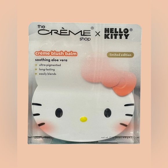 The Creme Shop Other - The Crème Shop x Hello Kitty - Crème Blush Balm Peach Pouf